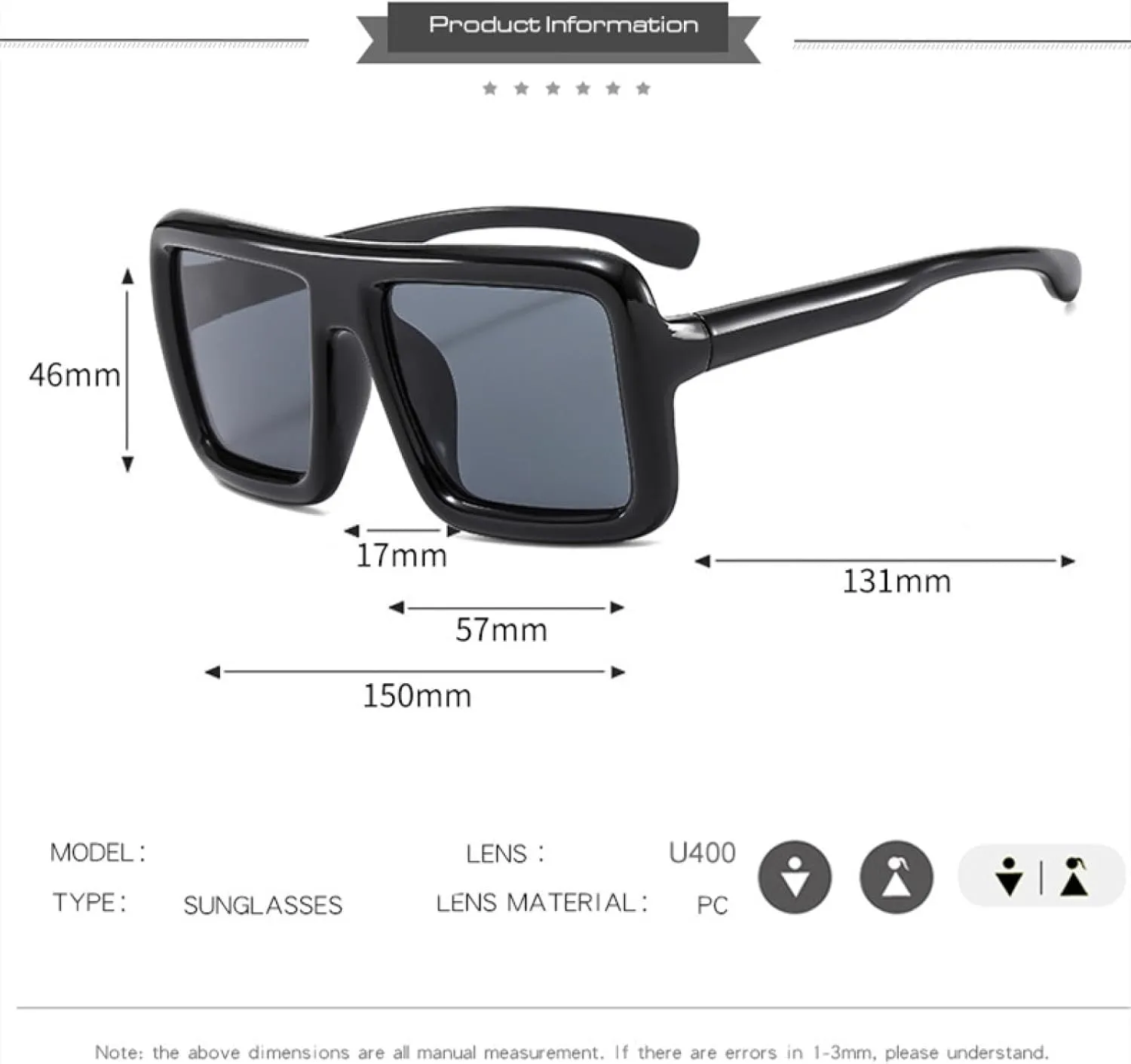 Fashion Punk Sunglasses for Women Men Luxury Steampunk Uv400