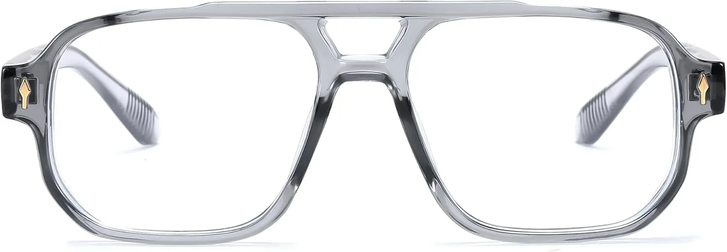 FEISEDY Retro Square Aviator Sunglasses Women Men, 70s Small Vintage Rectangle UV400 Sun Glasses B9120