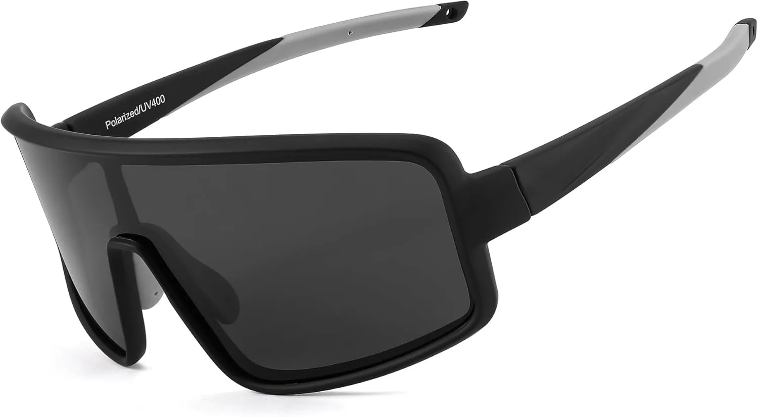 FEISEDY Sports Sunglasses, Polarized Oversized Shield for Women Men Youth, Baseball Cycling Running Outdoor Visor B2988