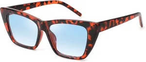 FEISEDY Square Cat Eye Sunglasses Vintage Cateye Frame UV400 Protection Sunglasses B2719