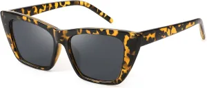 FEISEDY Square Cat Eye Sunglasses Vintage Cateye Frame UV400 Protection Sunglasses B2719