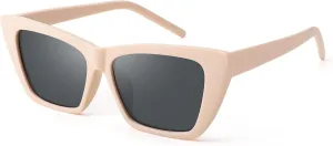 FEISEDY Square Cat Eye Sunglasses Vintage Cateye Frame UV400 Protection Sunglasses B2719