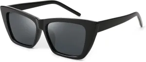 FEISEDY Square Cat Eye Sunglasses Vintage Cateye Frame UV400 Protection Sunglasses B2719