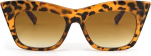 FEISEDY Vintage Square Cat Eye Sunglasses Women Fashion Cateye Sunglasses B4051