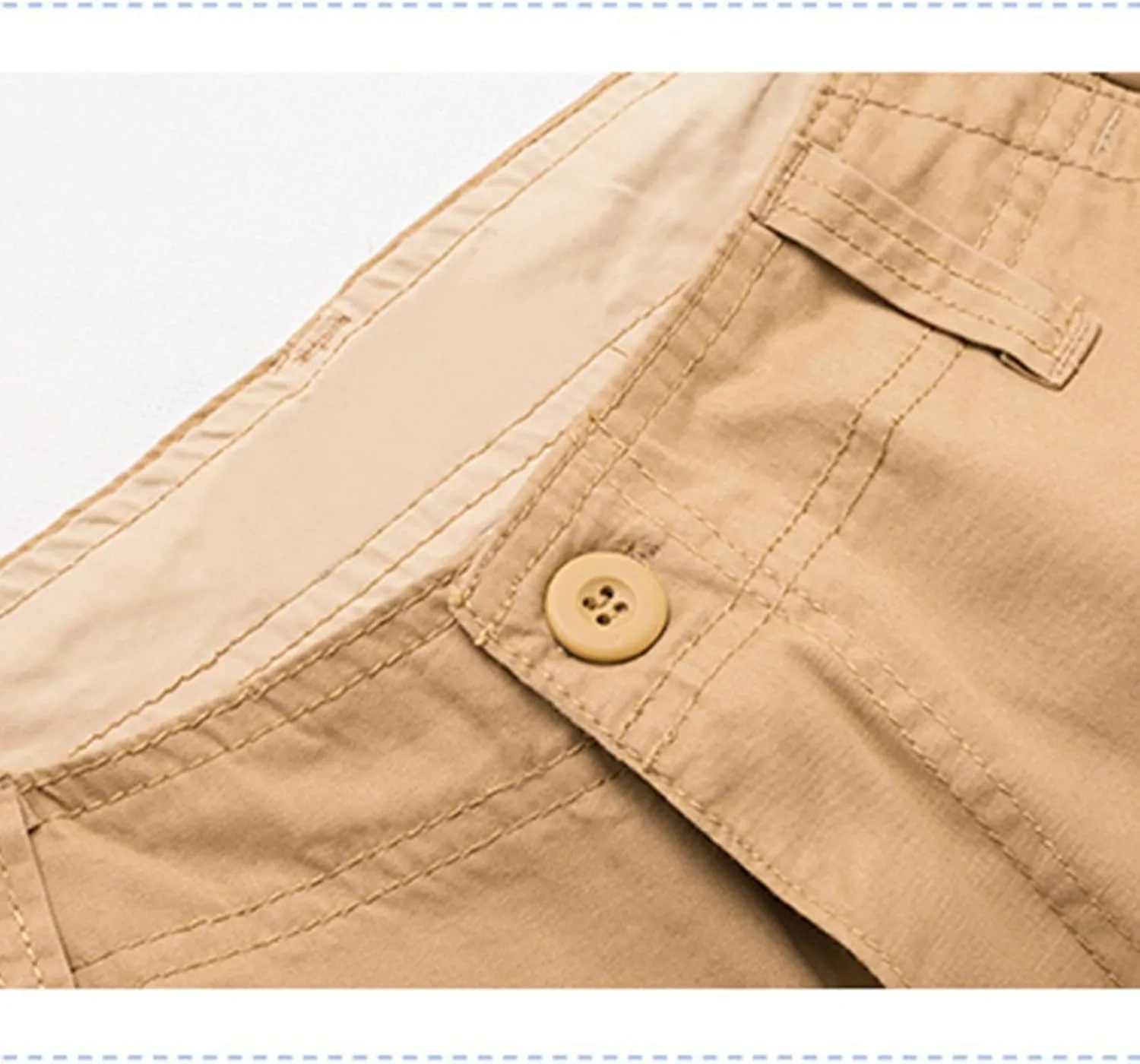 Finelylove Men's Casual Cargo Shorts Lightweight Twill Cotton Work Shorts Relaxed Fit Straight Summer Hiking Fishing Shorts