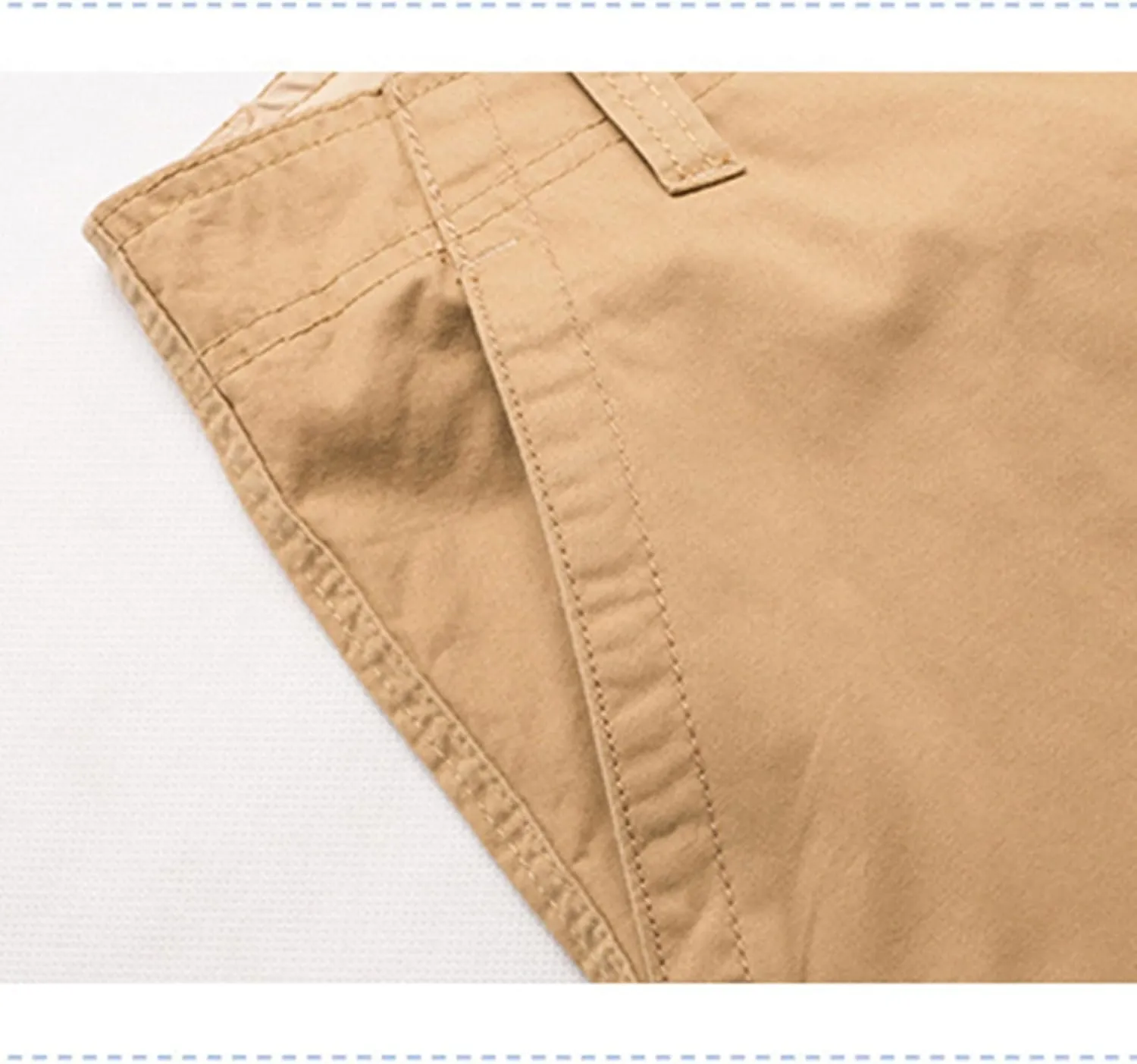 Finelylove Men's Casual Cargo Shorts Lightweight Twill Cotton Work Shorts Relaxed Fit Straight Summer Hiking Fishing Shorts