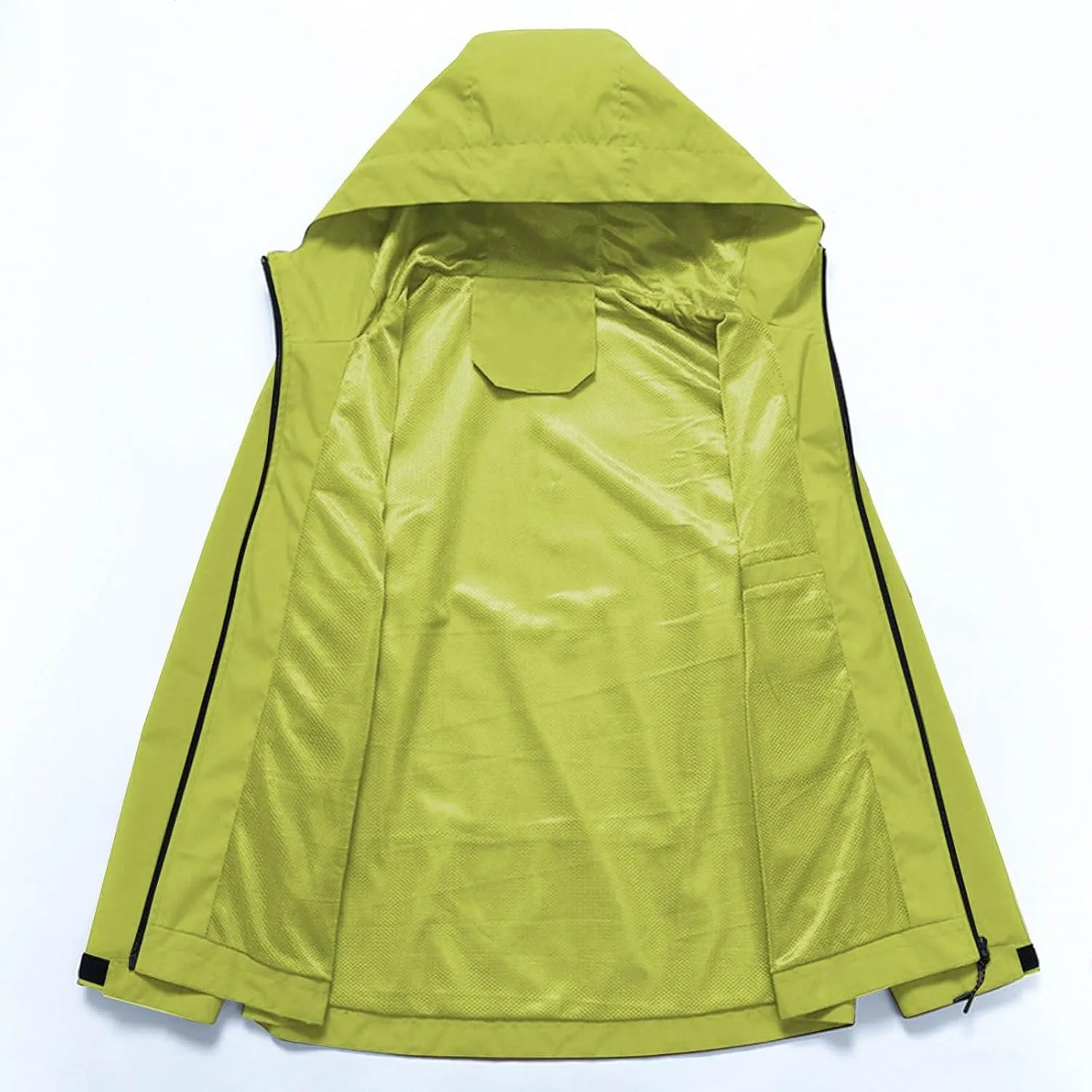 Finelylove Mens Rain Jacket,Windproof Lightweight Windbreaker Outdoor Softshell Rain Coat Mens Rain Jackets With Hood
