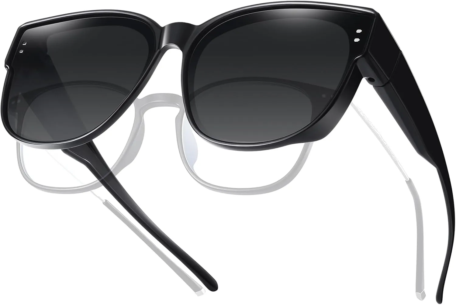 Fit Over Sunglasses for Women Trendy Polarized Sunglasses Go Over Glasses Oversized Sun Glasses UV Protection