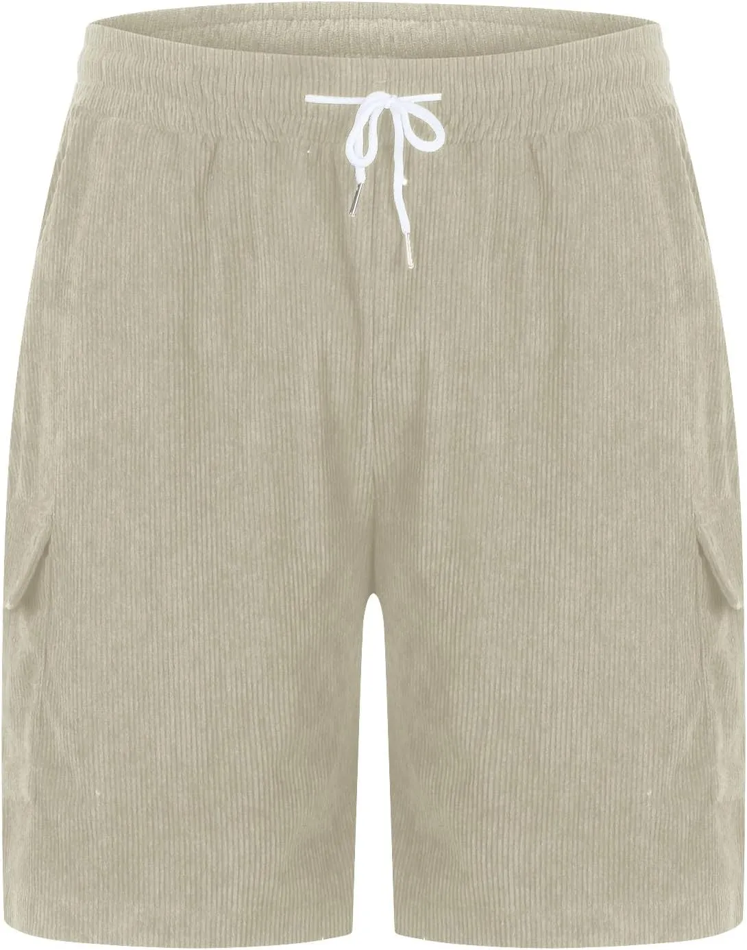 generic Men's Shorts Casual Summer Vacation Shorts Men Lounge Shorts Summer Spring Corduroy Shorts Relaxed Fit Elastic Waist