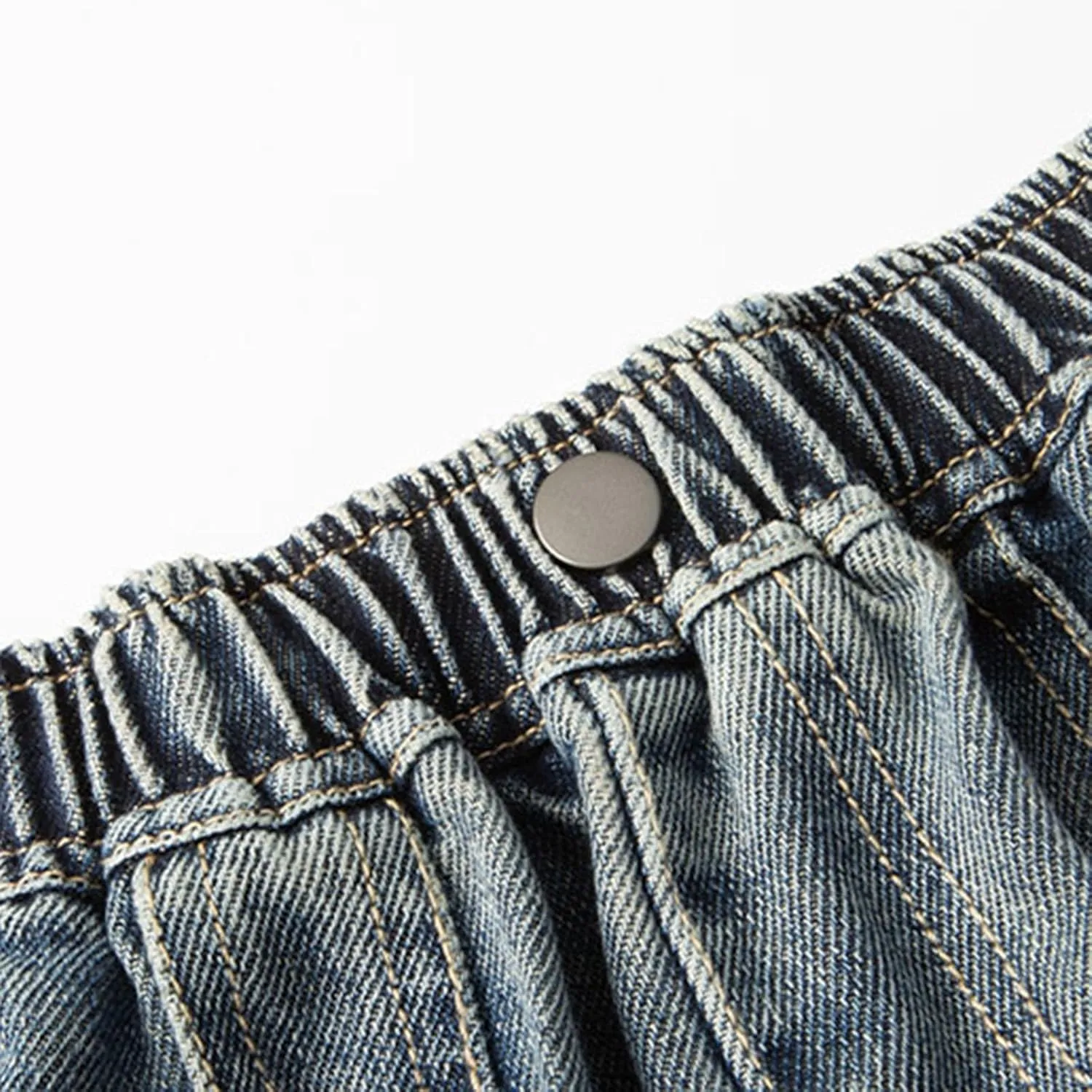 Girls Cargo Jeans Kids Wide Leg Heart Jeans Casual High Waist Baggy Sweatpant Toddler Baby Fashion Loose