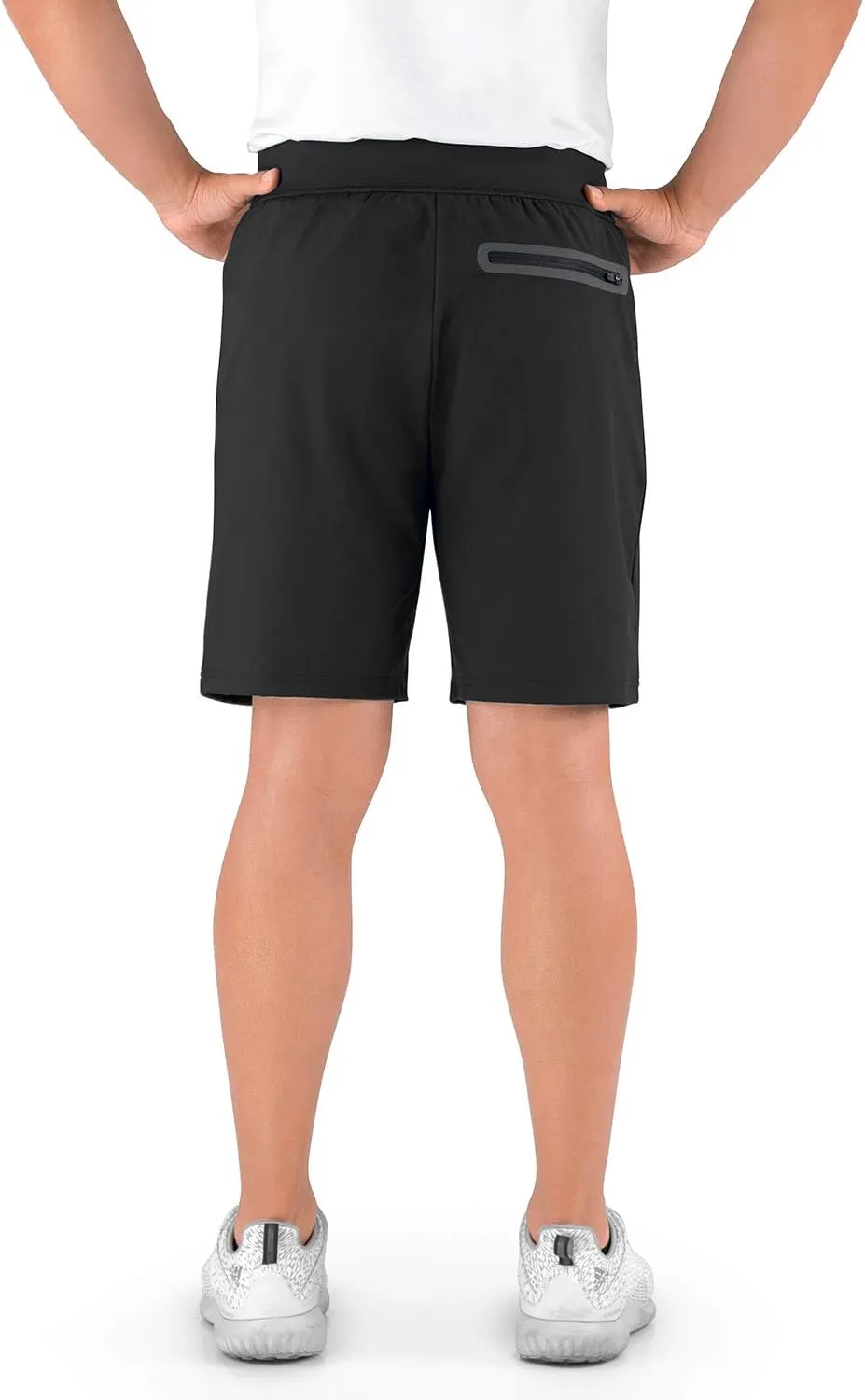 Gym Shorts for Men with Zipper Pockets, Men's Athletic Shorts for Workout and Running Hydrafit