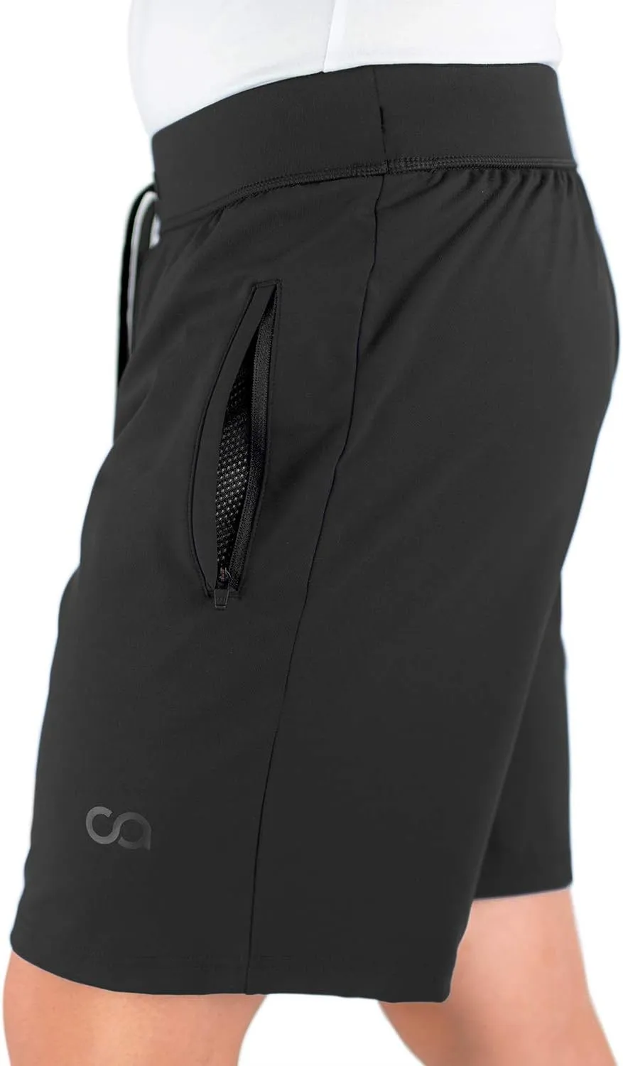 Gym Shorts for Men with Zipper Pockets, Men's Athletic Shorts for Workout and Running Hydrafit