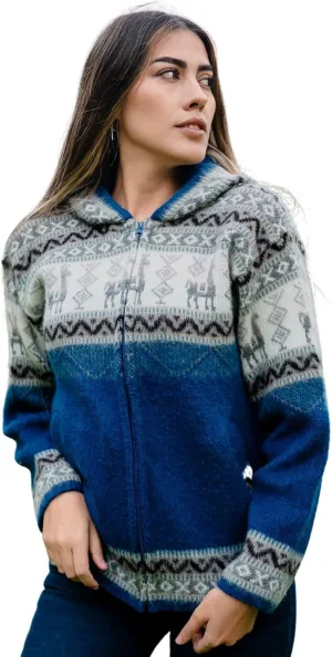 Handmade Alpaca Sweater, Vibrant Colors, Soft and Hypoallergenic, Crafted by Otavalenos Artisans in Ecuador