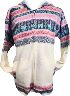 Handmade Alpaca Sweater, Vibrant Colors, Soft and Hypoallergenic, Crafted by Otavalenos Artisans in Ecuador