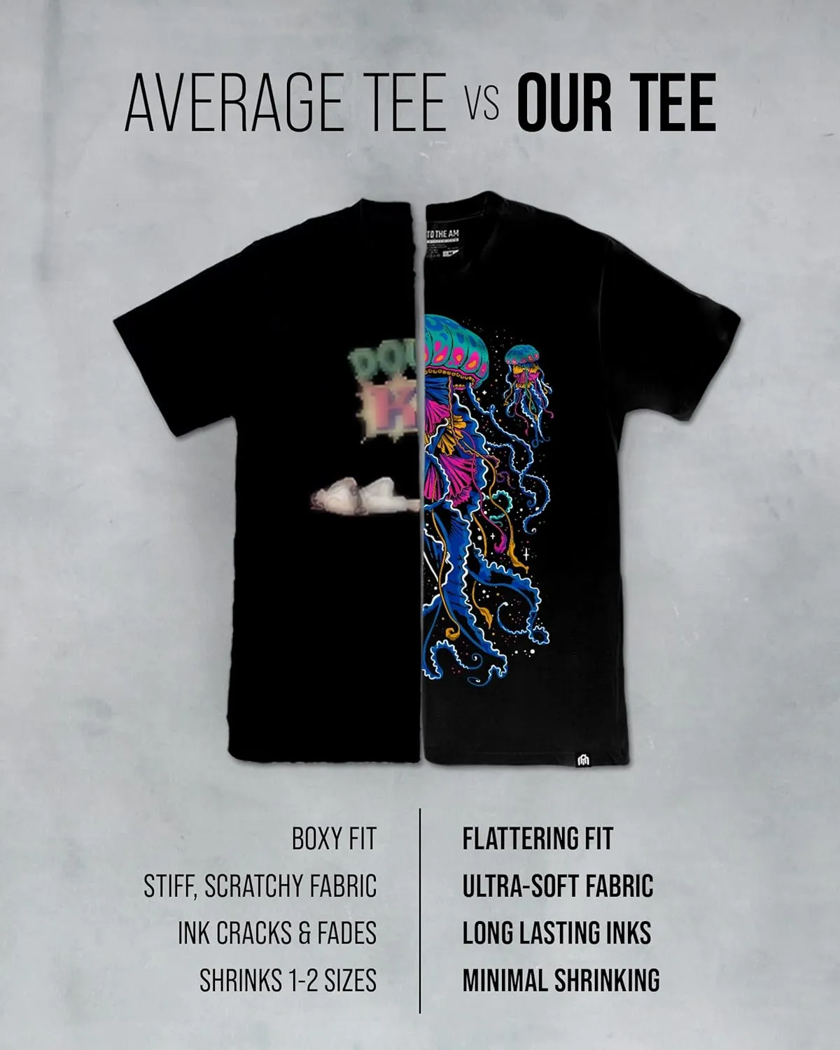 INTO THE AM Graphic Tees for Men S - 4XL Premium Short Sleeve Colorful T-Shirts Trippy Space Designs