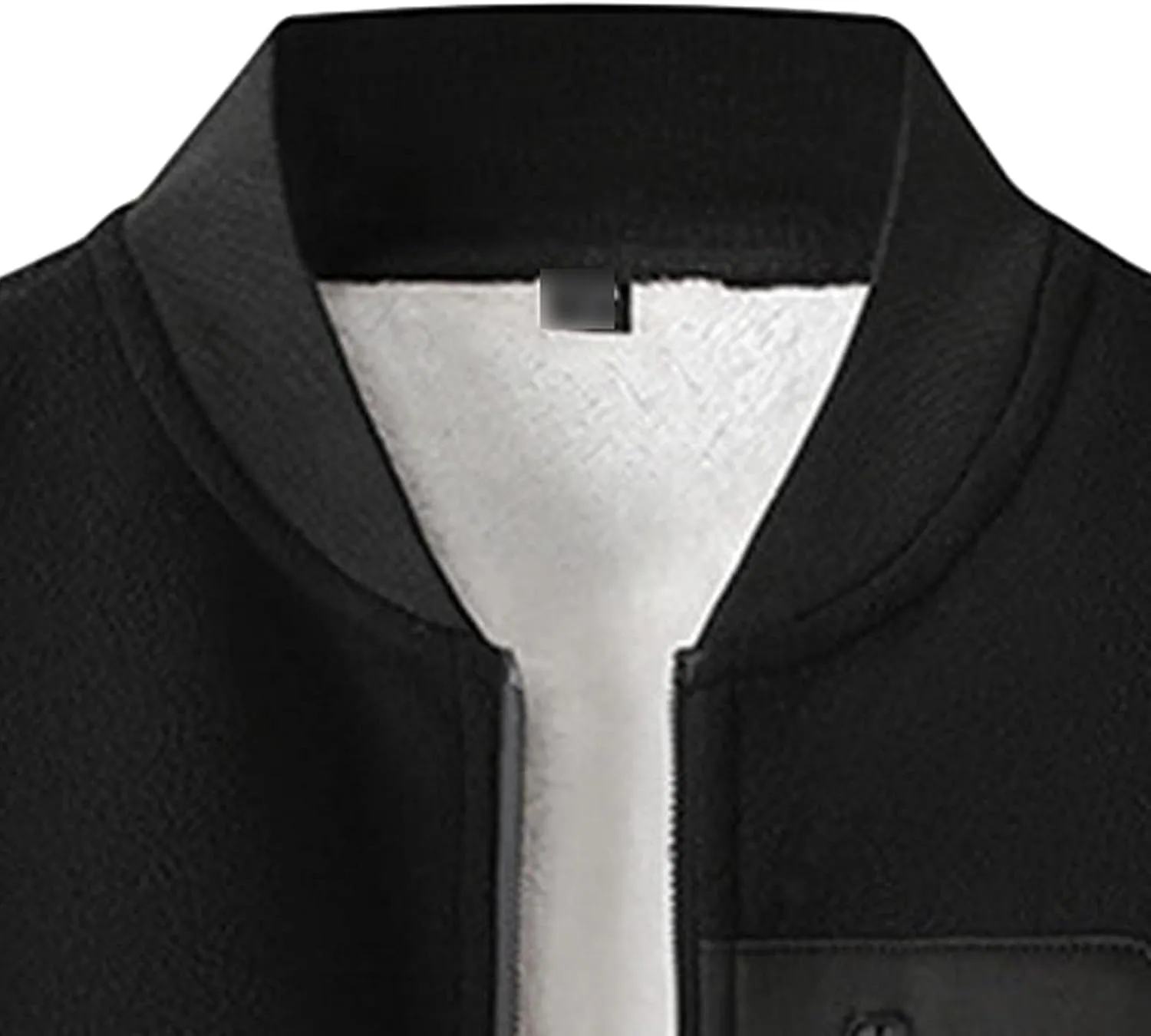JEsilunmaMY Men's Polar Fleece Sport Baseball Jacket Full Zip Sherpa Lined Fall Winter Windbreaker Warm Thicken Bomber Coat