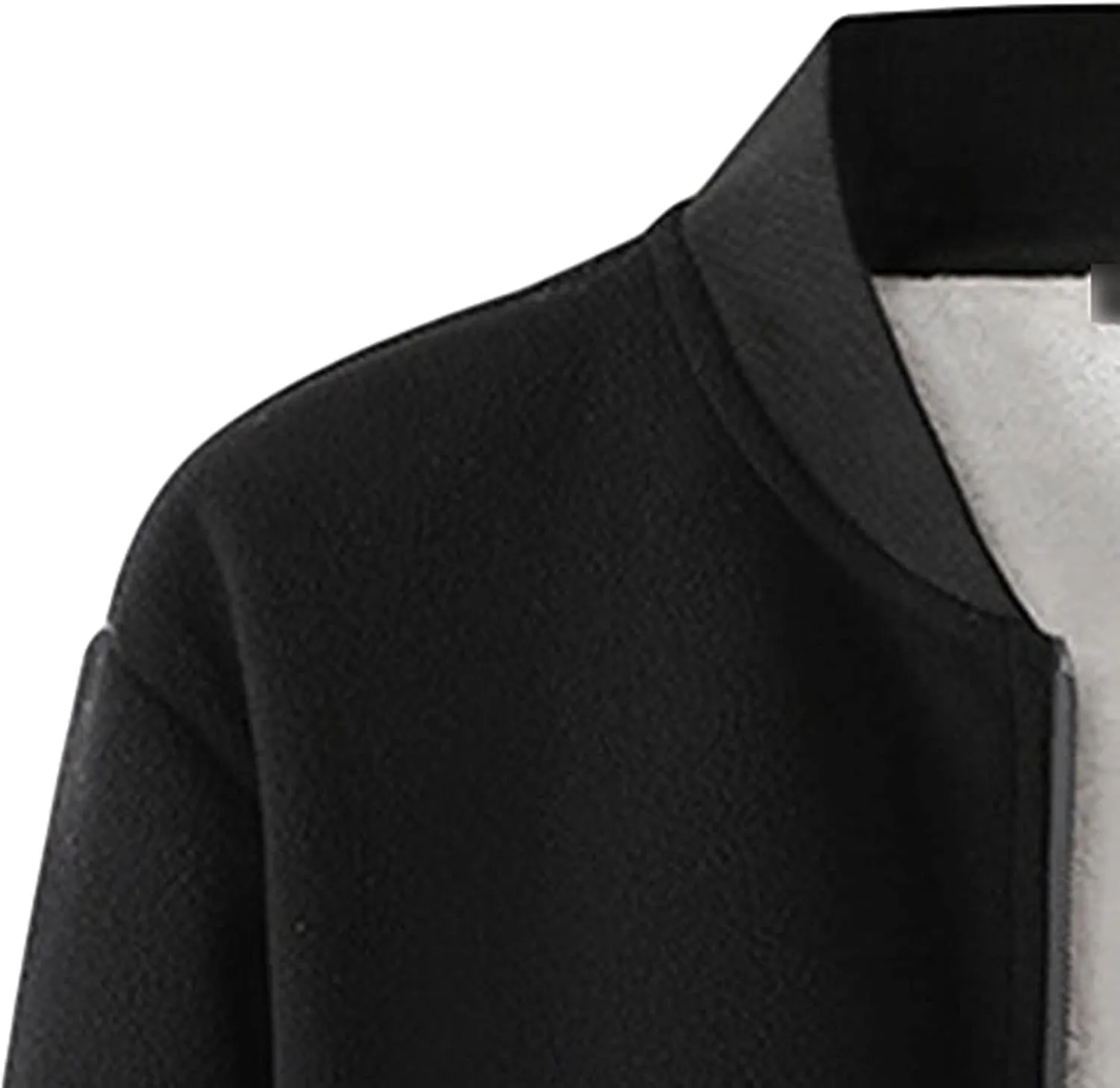 JEsilunmaMY Men's Polar Fleece Sport Baseball Jacket Full Zip Sherpa Lined Fall Winter Windbreaker Warm Thicken Bomber Coat