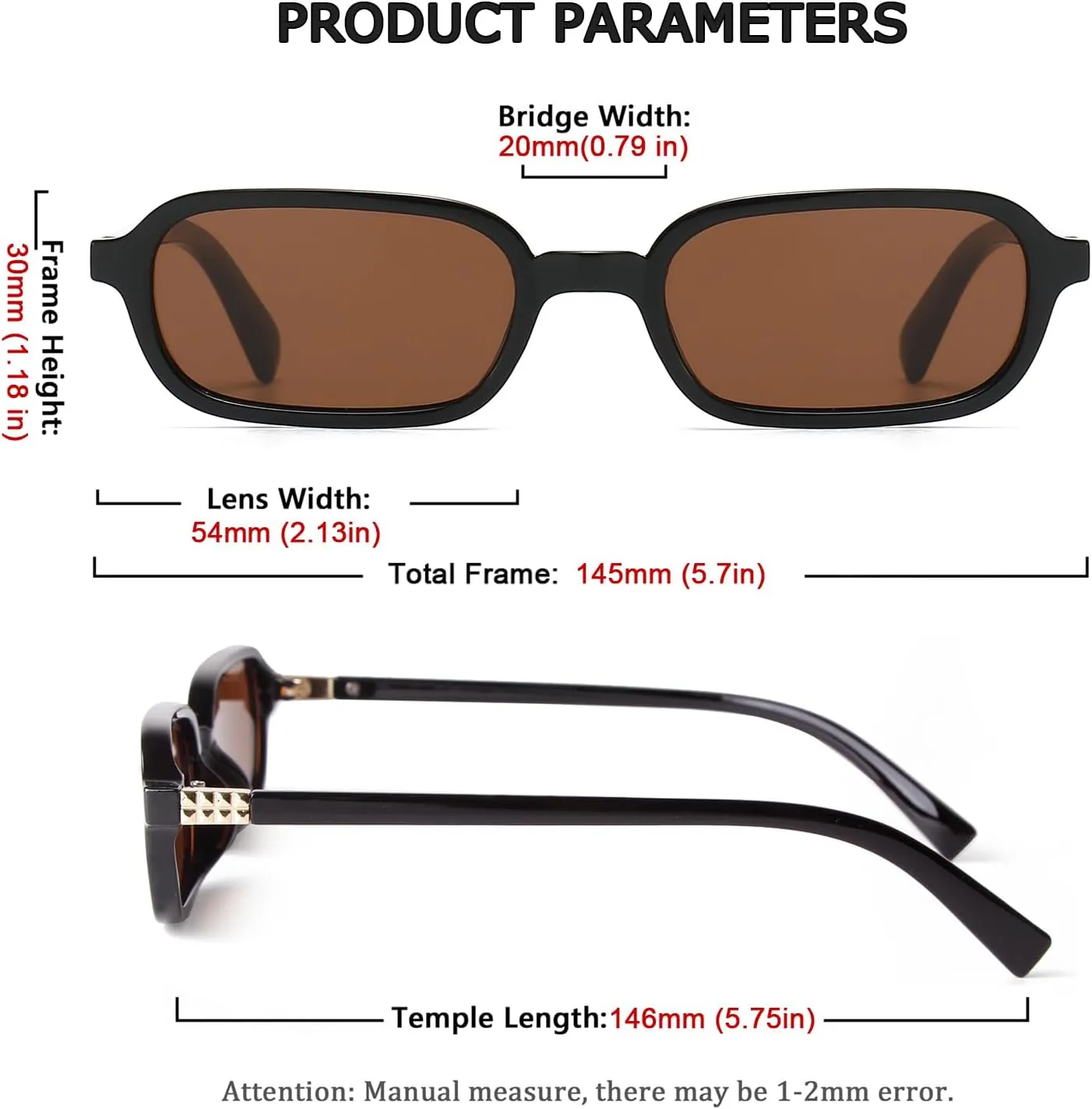 JUDOO Retro Rectangle Sunglasses for Women Men Narrow Vintage 90s Square Sunnies Rectangular Sunglasses Slim Cute Glasses