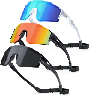 Kids Sunglasses,Youth Baseball Glasses for Boys Girls Age 6-14,Sports UV Protection Goggles for Softball Cycling