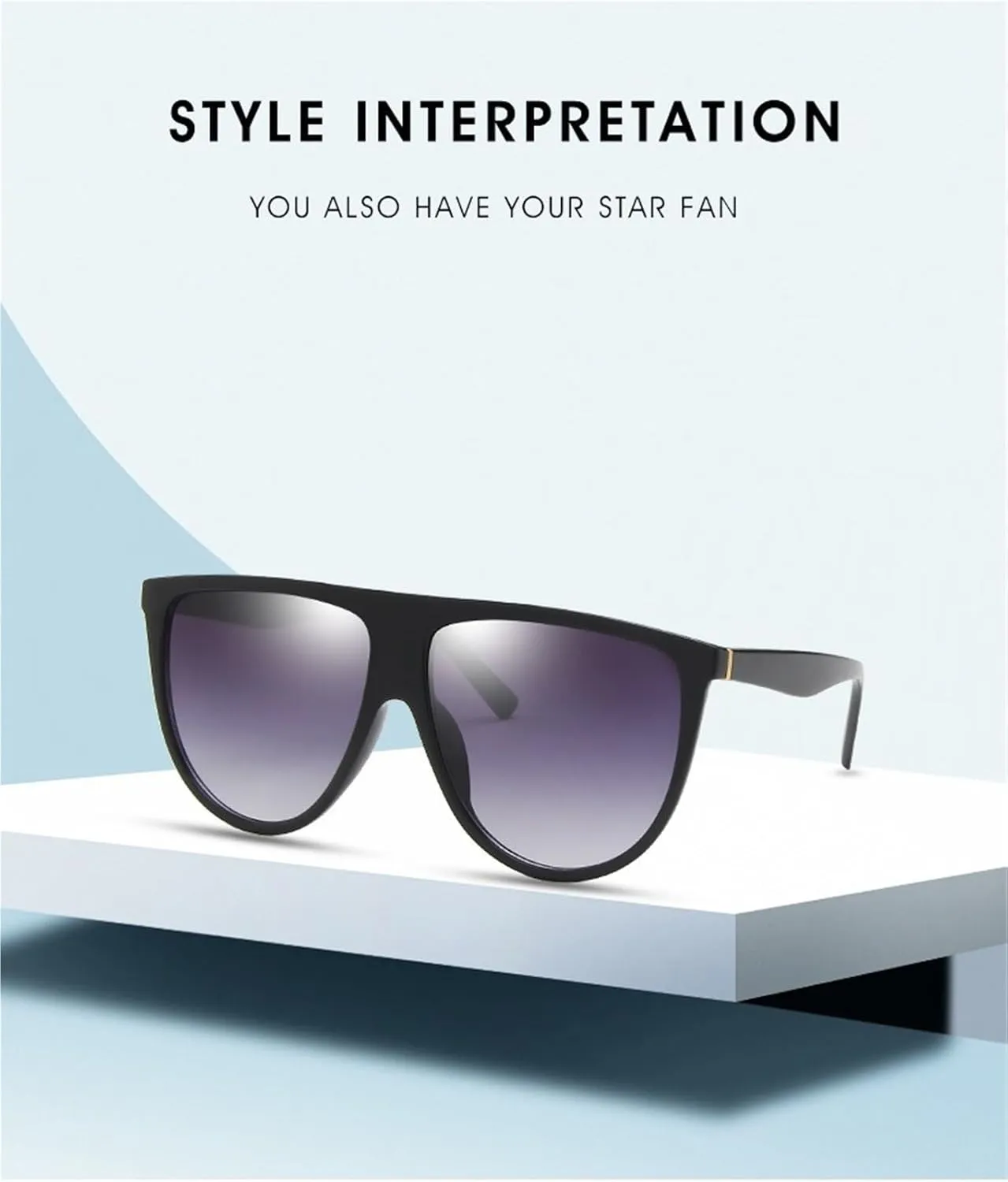 Large Frame Men Outdoor Driving Sunglasses Vacation Shopping Women Party Decoration Sun Glasses