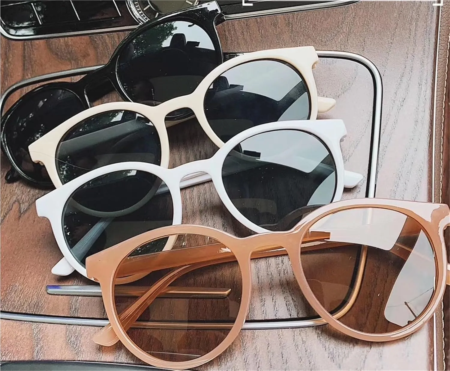Large Frame Round Men Outdoor Sunglasses Sports Women Driving Shopping Sun Glasses
