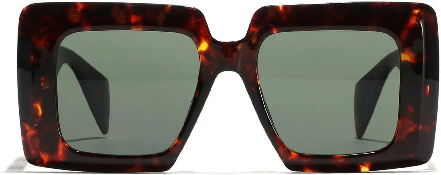 laureles Vintage Fashion Oversized Square Cat Eye Y2K Sunglasses Women Large Frame Driving Sun Glasses Men's