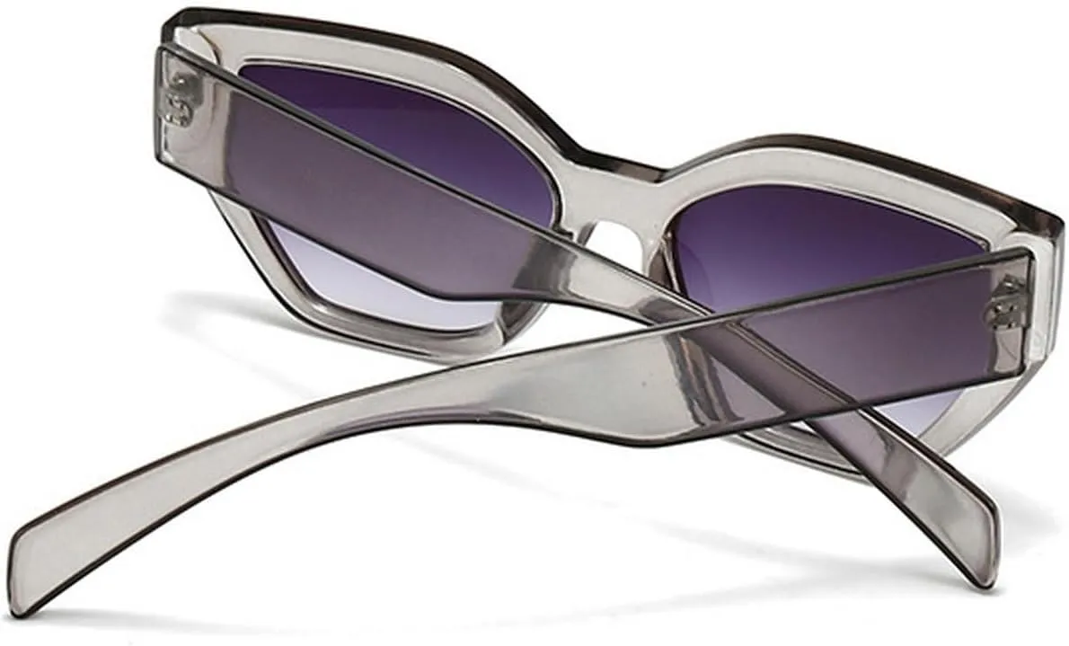 laureles Vintage Square Cat Eye Sunglasses for Women Fashion Gradient Sun Glasses Men Driving Outdoor Shades L15