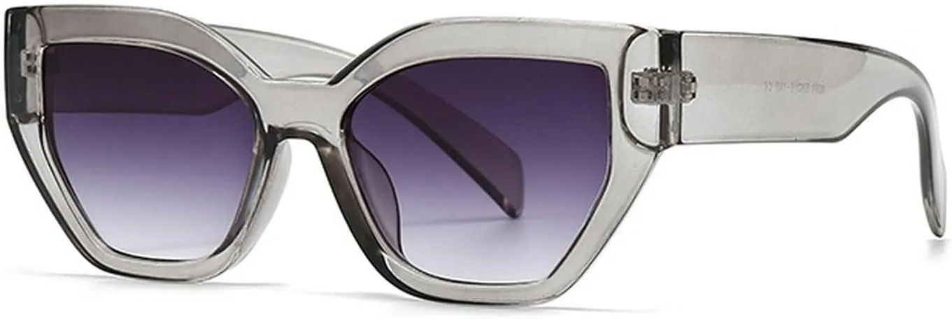 laureles Vintage Square Cat Eye Sunglasses for Women Fashion Gradient Sun Glasses Men Driving Outdoor Shades L15
