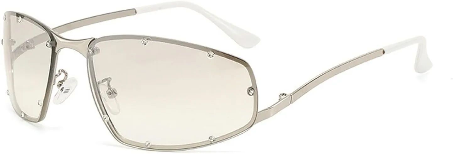 laureles Vintage Y2K Cat Eye Sunglasses Women Fashion Gradient Metal Frame Sun Glasses Men Punk Shades L18