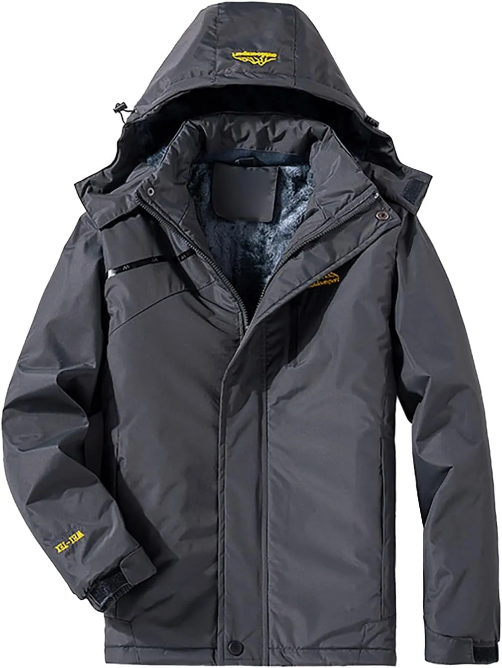 LCMTWX Women's Waterproof Hooded Rain Jacket Solid Women Coat Rain Raincoat Women's Coat Windproof Plus Size Rain Jacket