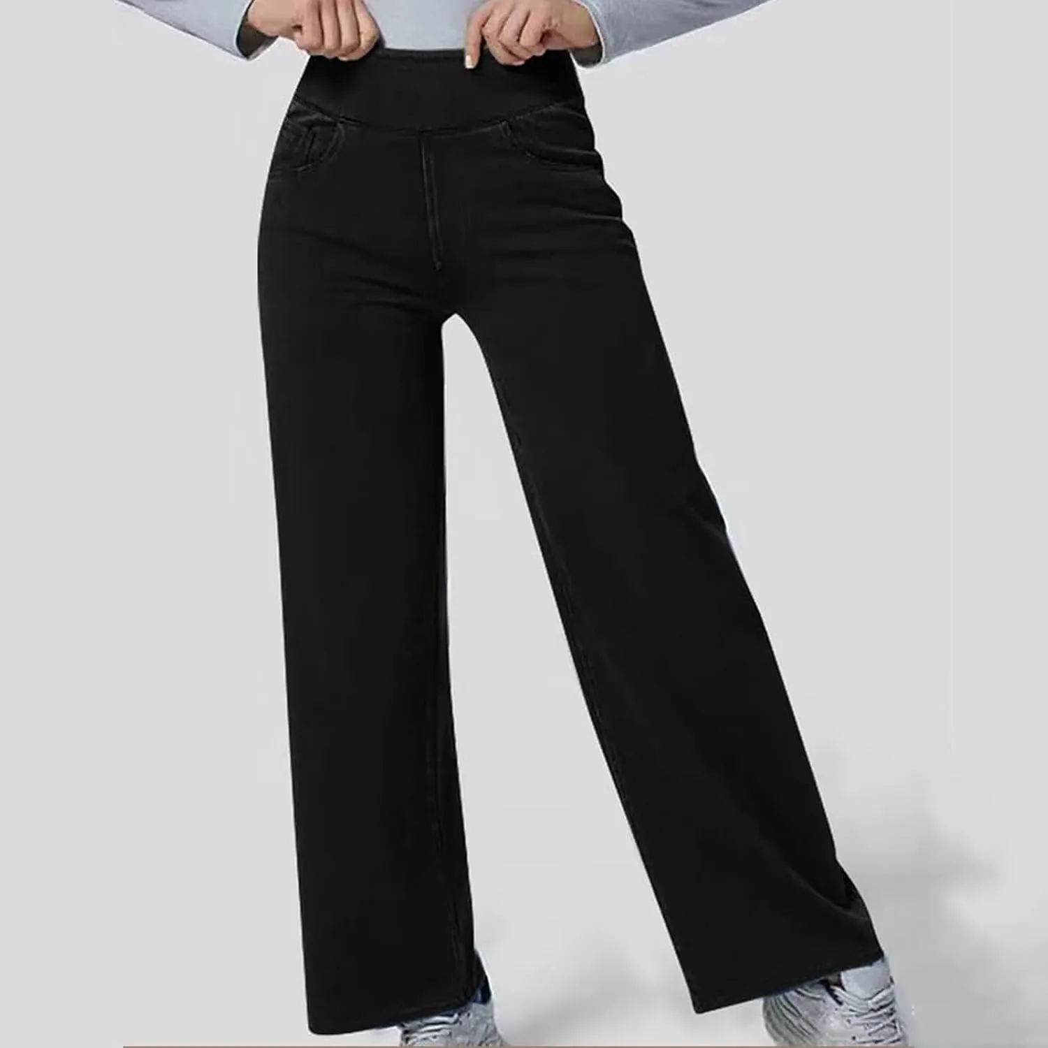 Leggings That Look Like Jeans Women Tummy Control Pull On Stretchy Jeans High Waisted Skinny Jean Leggings with Pockets
