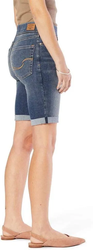Levi Strauss Signature Gold Women's Totally Shaping Pull on Bermuda Shorts (Available in Plus Size)