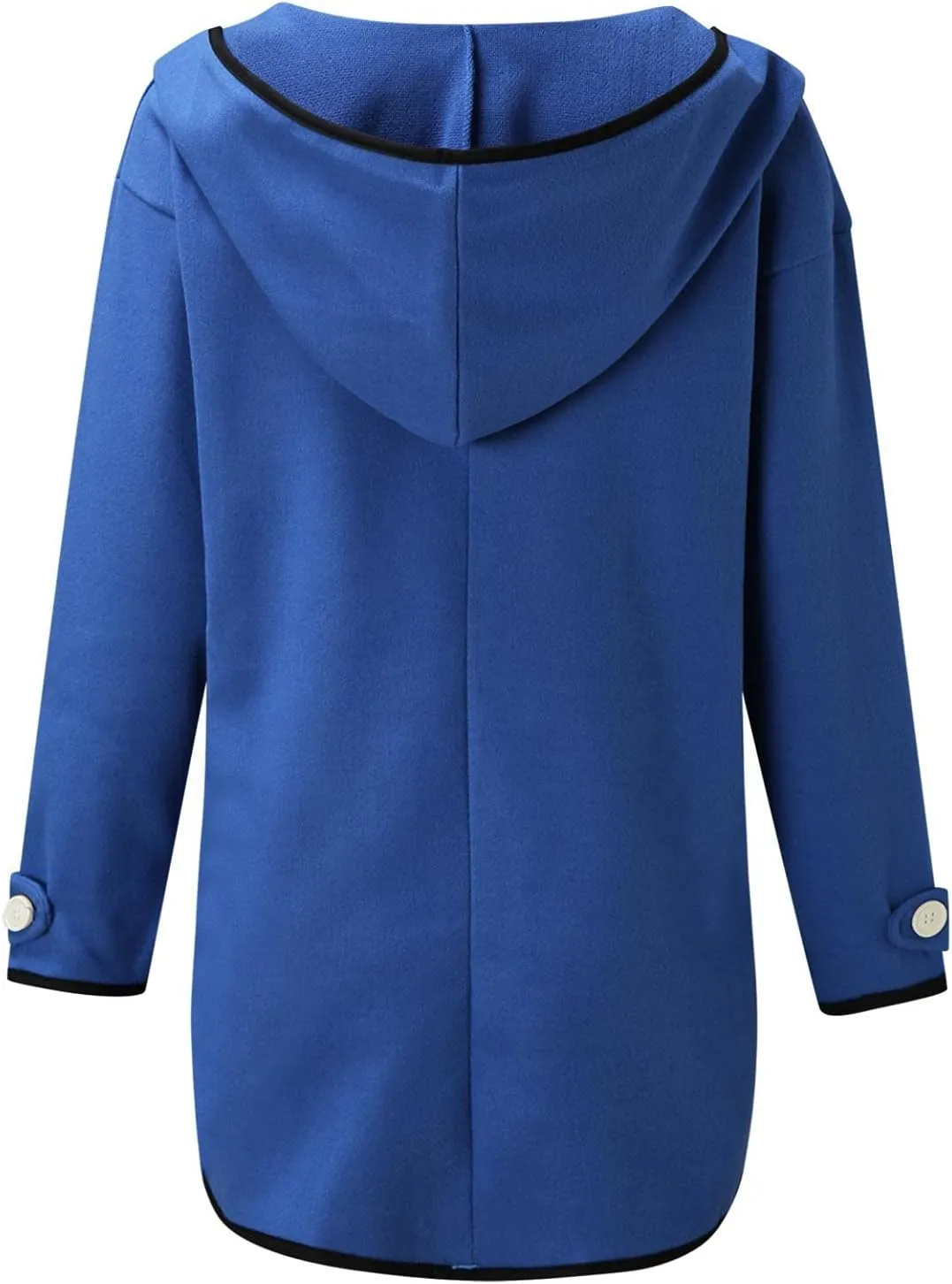 LIXIAO Womens Coat Trench Cardigan Winter Wool Coat Open Front Long Sleeve Jacket Stylish Casual Long Overcoat Outwear