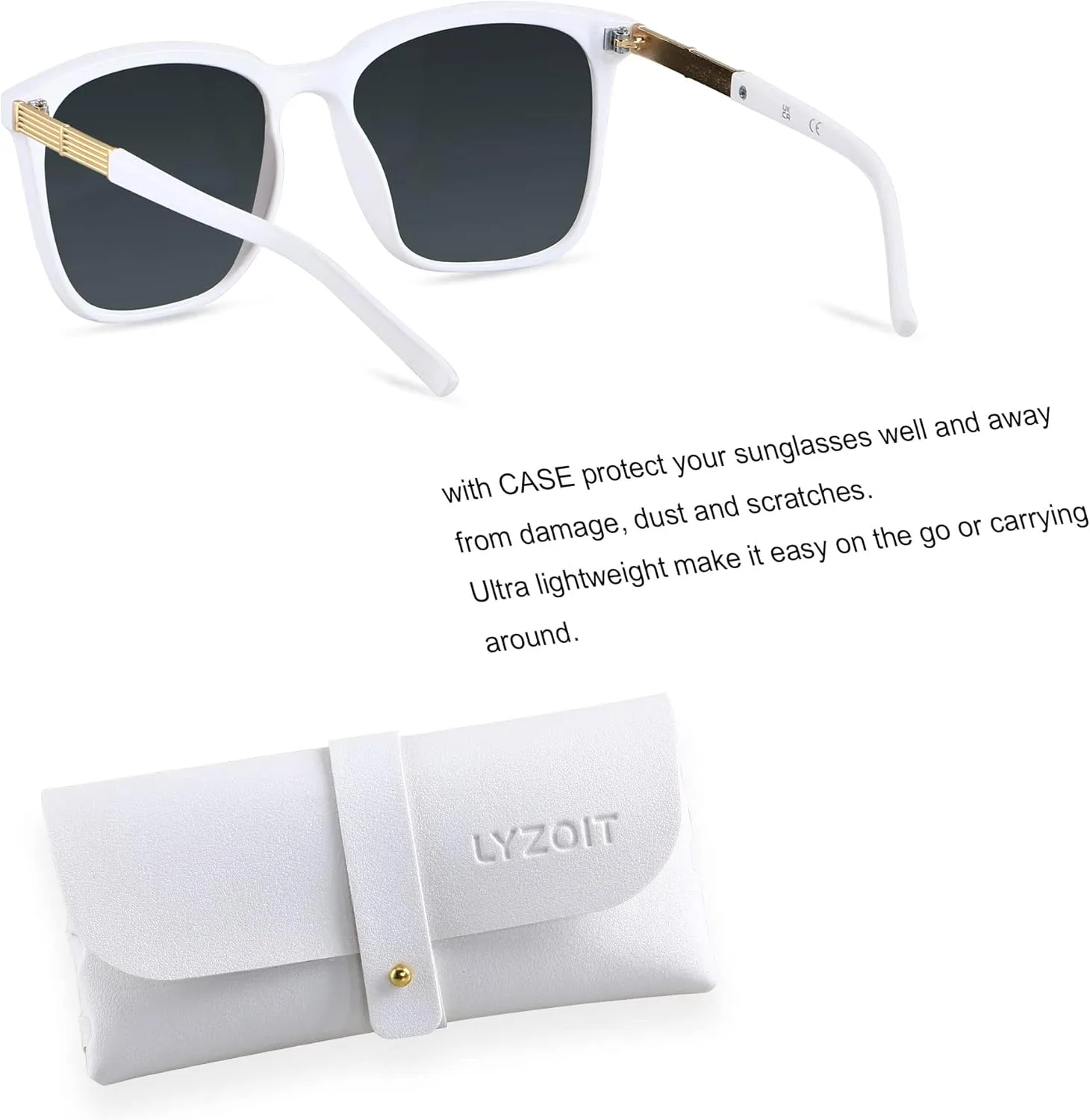 LYZOIT Oversized Sunglasses for Women Mirrored Big Large Shades Fashion Square Frame Sun glasses UV Protection