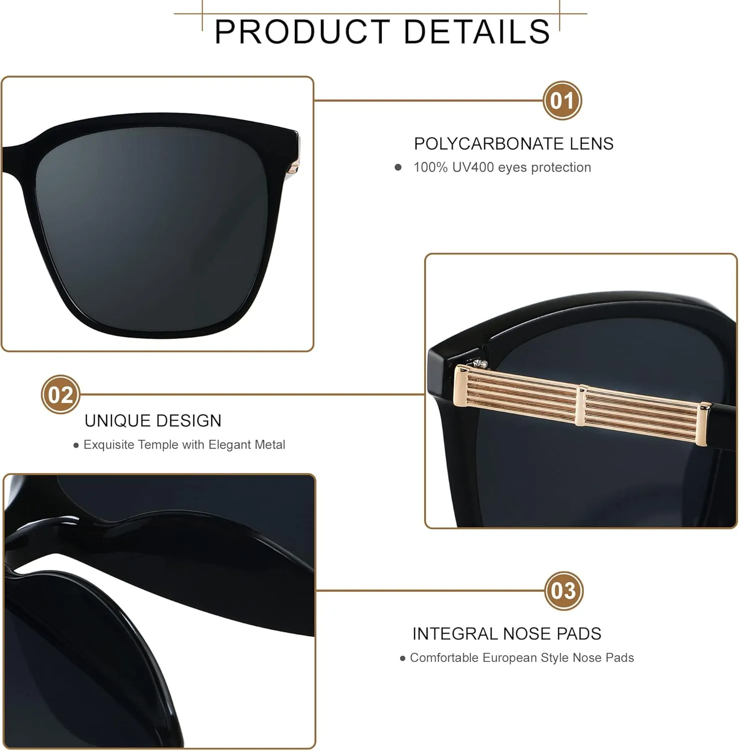 LYZOIT Oversized Sunglasses for Women Mirrored Big Large Shades Fashion Square Frame Sun glasses UV Protection