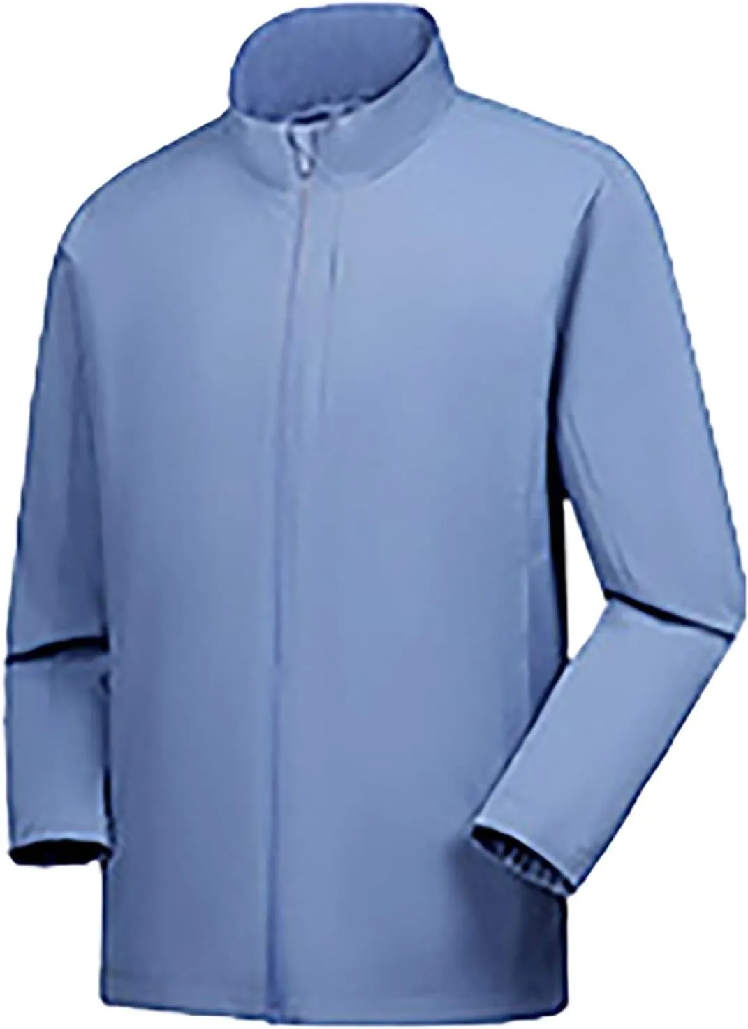 Men Lightweight Softshell Jacket Oversize Zip Up Stand Collar Waterproof Windbreaker Travel Hiking Winter Warm Coat