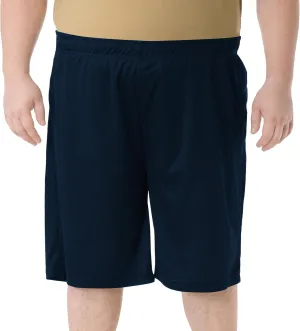 Men's Basketball Shorts Athletic Lightweight Dry-Fit Training Workout Shorts Zipper Pockets（Regular&Big and Tall）