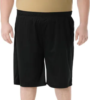 Men's Basketball Shorts Athletic Lightweight Dry-Fit Training Workout Shorts Zipper Pockets（Regular&Big and Tall）