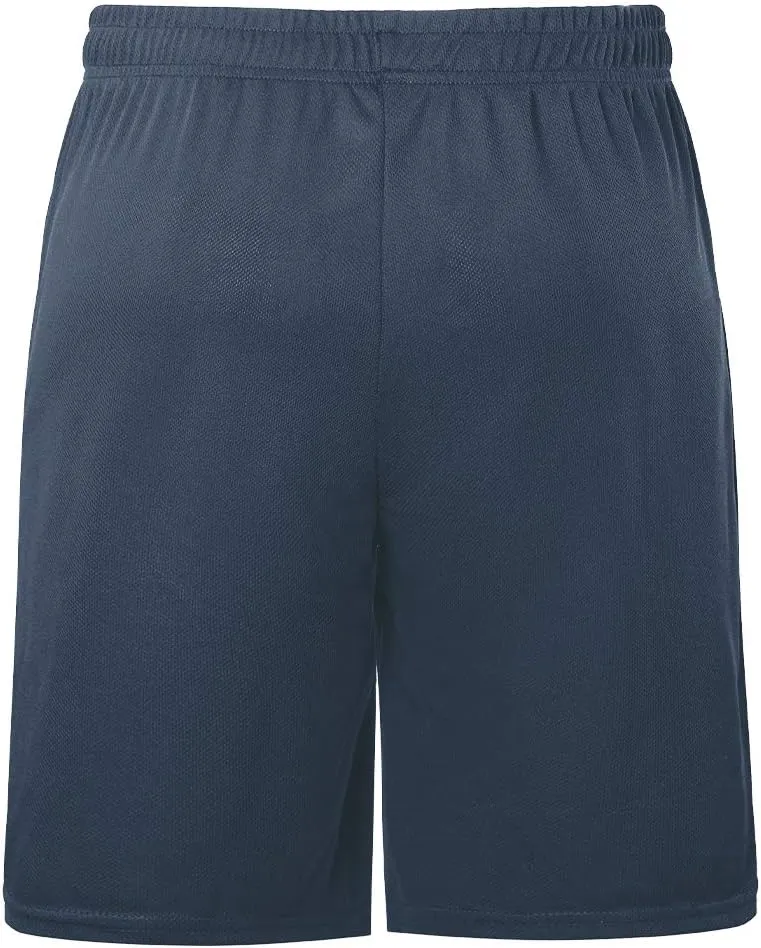 Men's Basketball Shorts Athletic Lightweight Dry-Fit Training Workout Shorts Zipper Pockets（Regular&Big and Tall）