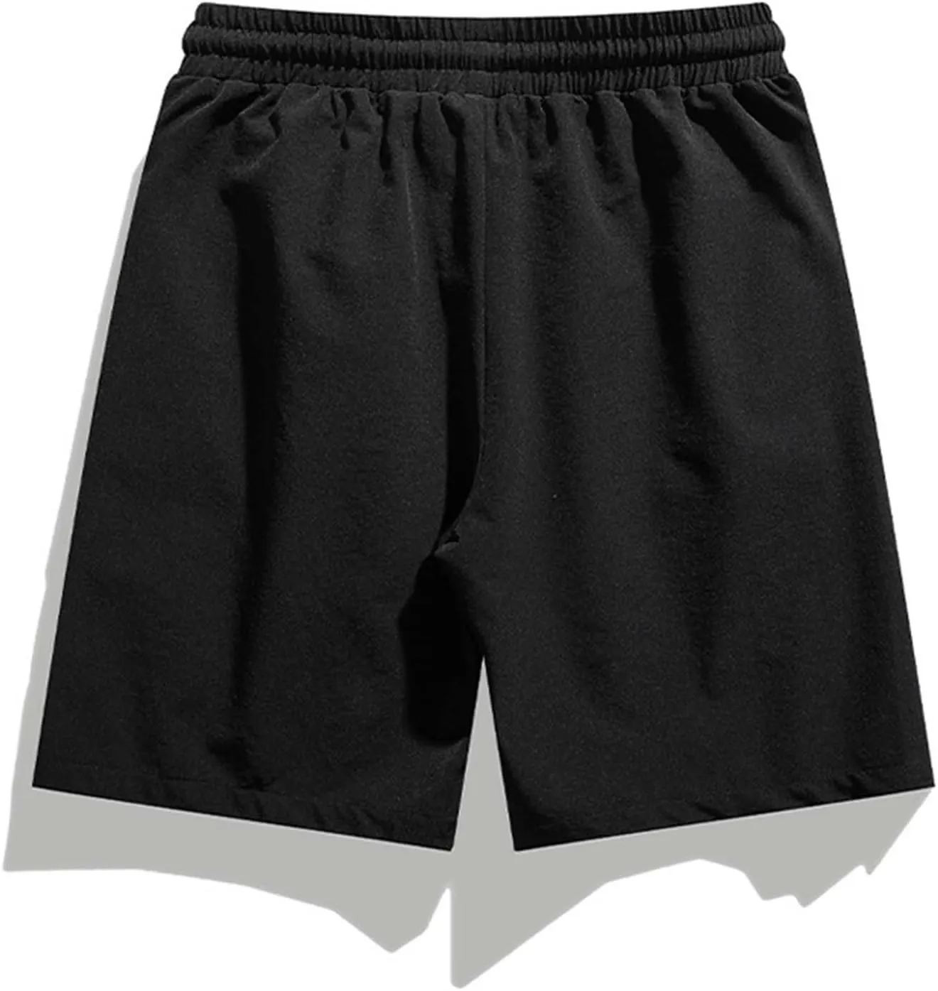 Mens Casual Gym Workout Shorts Elastic Waisted Drawstring Running Shorts Relaxed Fit Lounge Shorts with Pockets