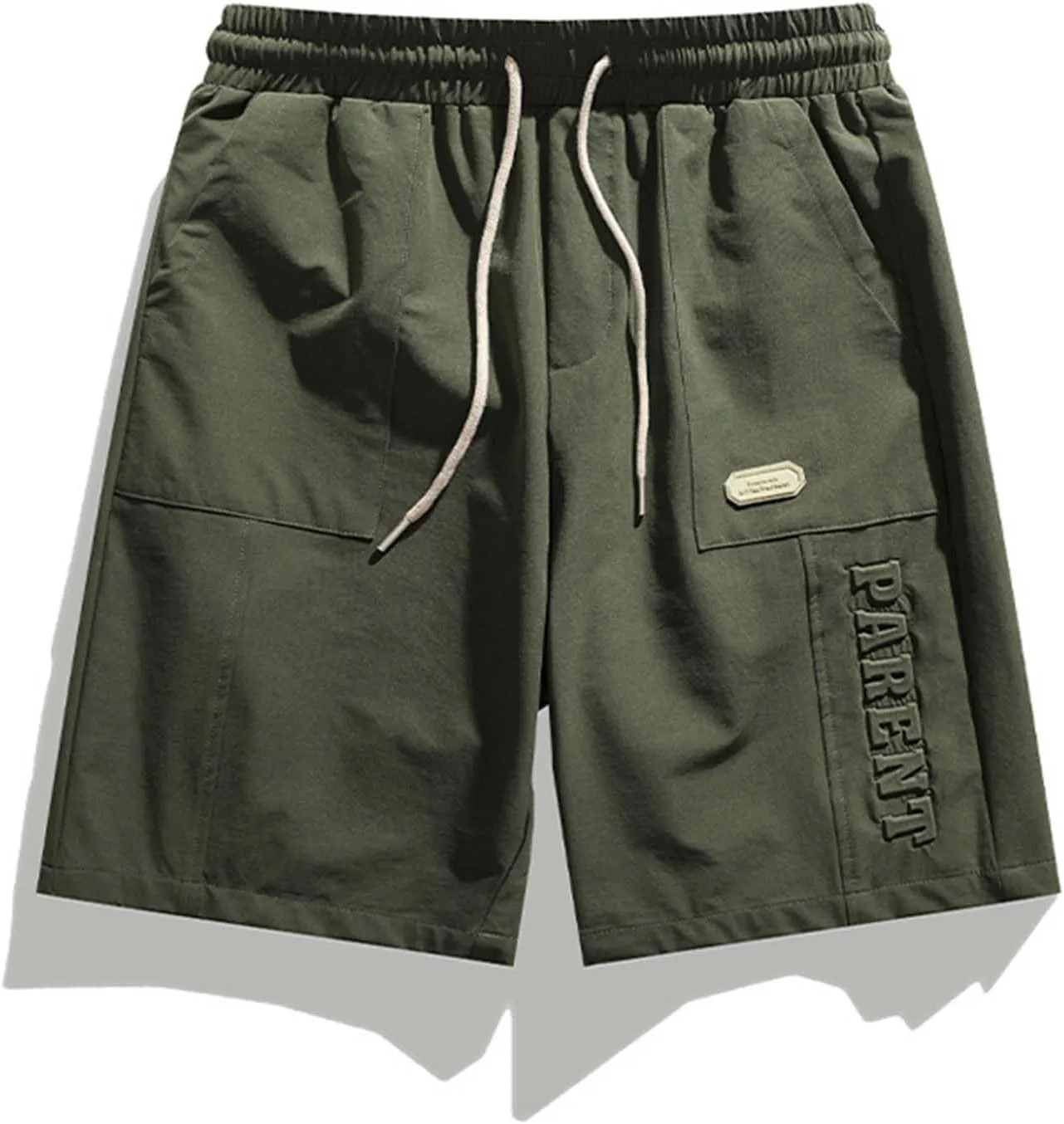 Mens Casual Gym Workout Shorts Elastic Waisted Drawstring Running Shorts Relaxed Fit Lounge Shorts with Pockets