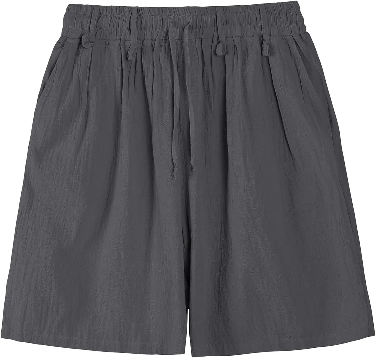 Mens Casual Shorts 2025 Summer Hawaiian Beach Shorts Cotton Linen Relaxed Fit Athletic Shorts Quick Dry Lounge Shorts
