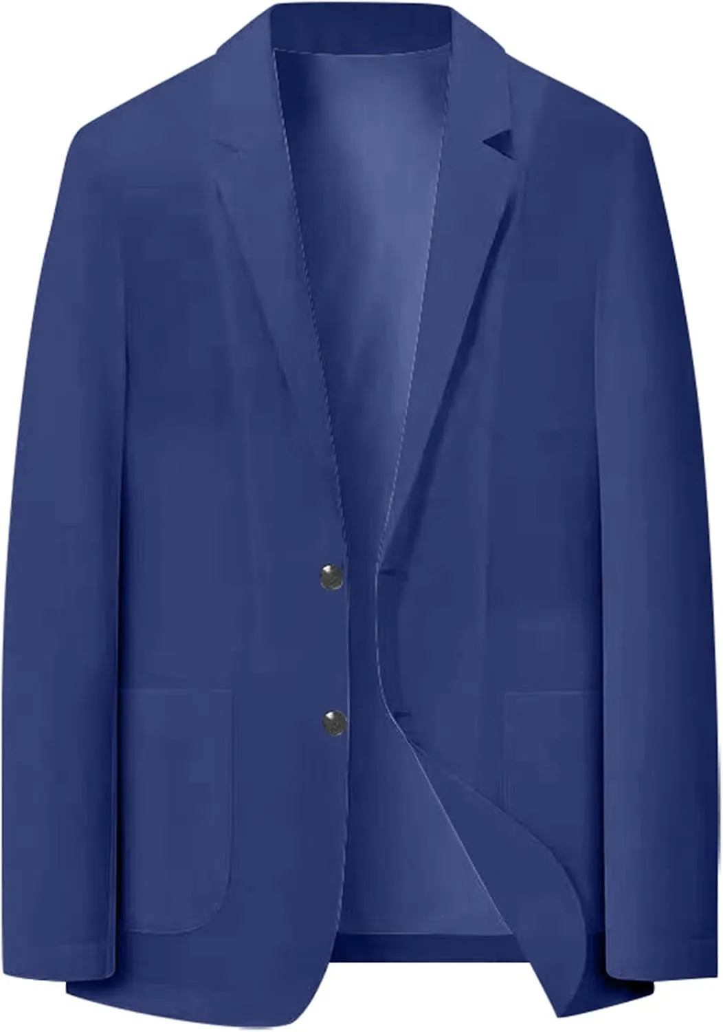 Men's Casual Slim Fit Suit Blazer Jacket One Button Formal Dress Daily Business Suit Jacket Lightweight Sport Coats