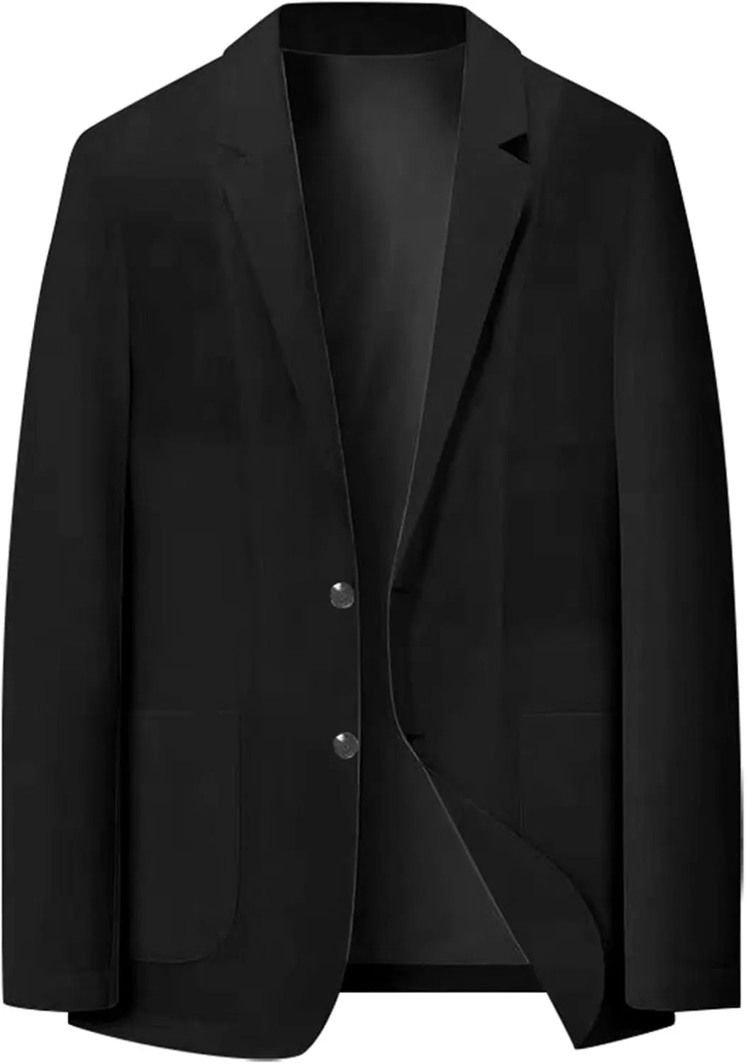 Men's Casual Slim Fit Suit Blazer Jacket One Button Formal Dress Daily Business Suit Jacket Lightweight Sport Coats
