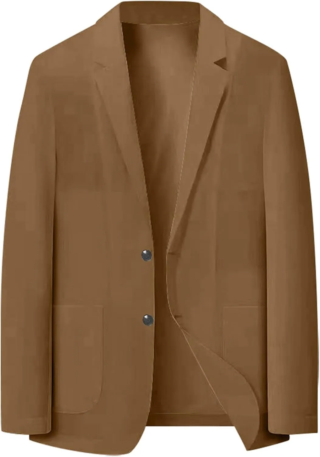 Men's Casual Slim Fit Suit Blazer Jacket One Button Formal Dress Daily Business Suit Jacket Lightweight Sport Coats