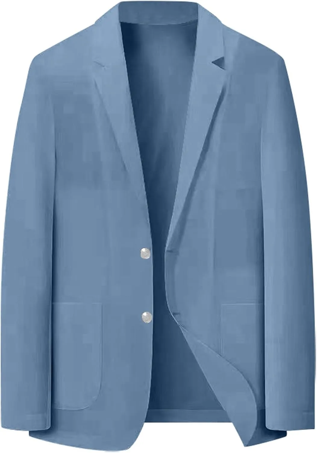 Men's Casual Slim Fit Suit Blazer Jacket One Button Formal Dress Daily Business Suit Jacket Lightweight Sport Coats
