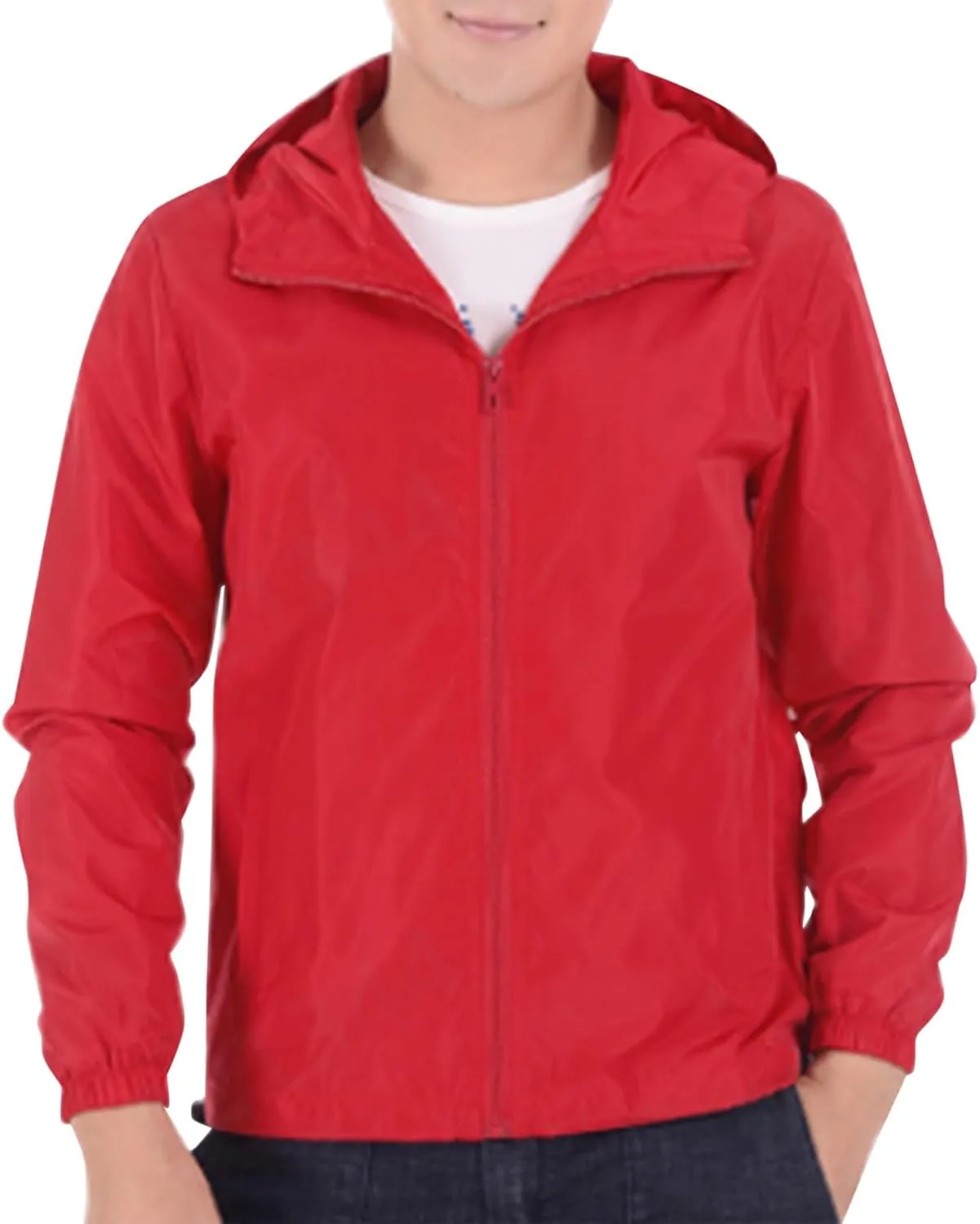 Mens Flannel Shirt Fashion Casual Solid Color Hooded Thick Zipper Pocket Thick Coat Thick Jacket Work Shirts Mens