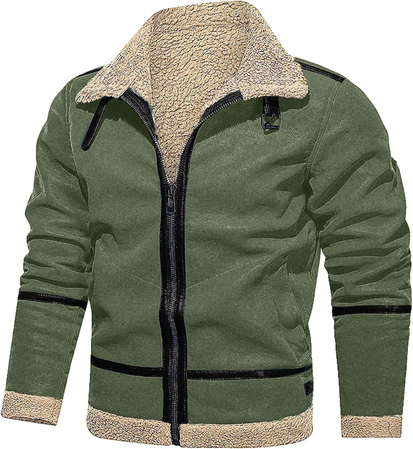 Men's Heavyweight Hooded Puffer Coat Warm Long Sleeve Thickened Winter Breathable Coat with Pocket Casual