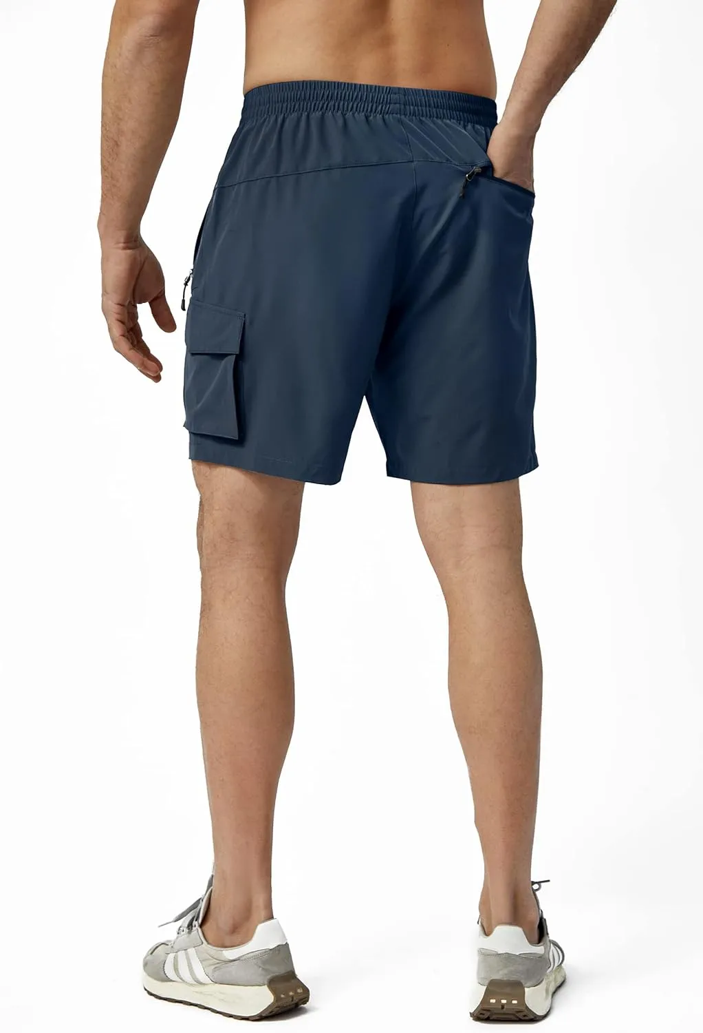 Men's Hiking Cargo Shorts Lightweight Quick Dry Athletic Shorts with Multi Pocket for Workout Golf Camping Casual