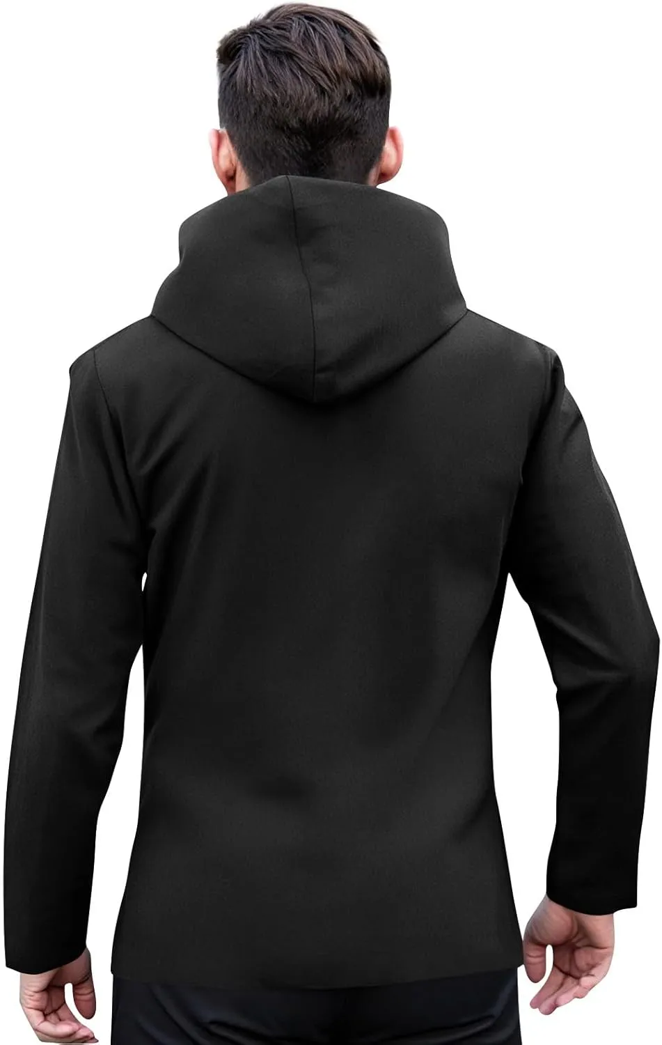 Mens Lightweight Waterproof Rain Jacket Windproof Raincoat Hooded jackets for Men Hiking Cycling Travel M-3XL